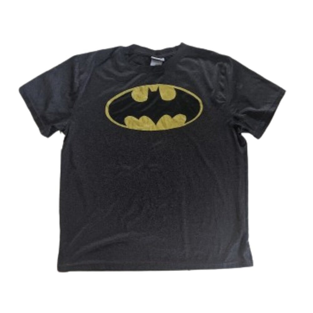 ---  ** Men's Gray BATMAN T-Shirt Tee Size Medium
